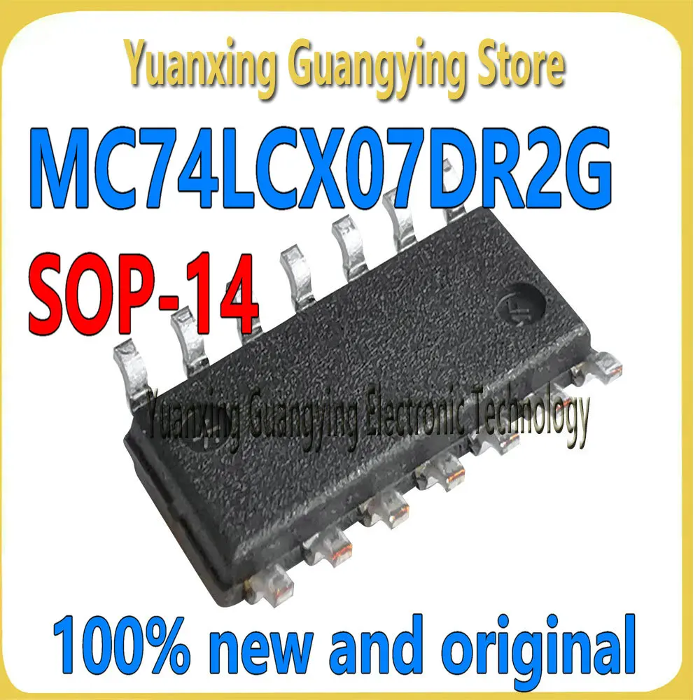 (5 pieces) MC74LCX07DR2G MC74LCX07 LCX07G LCX07 SOP14 Buffer Driver Chip IC 100% Brand New & Original