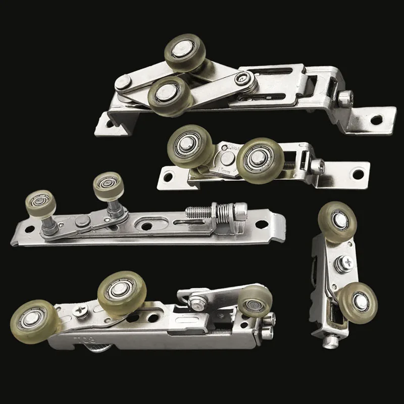 Heavy Duty Sliding Door Top Wheel Aluminum Track Hanging Glider Door Guide Wheel Anti-Deflection Roller Part Hardware Accessorie