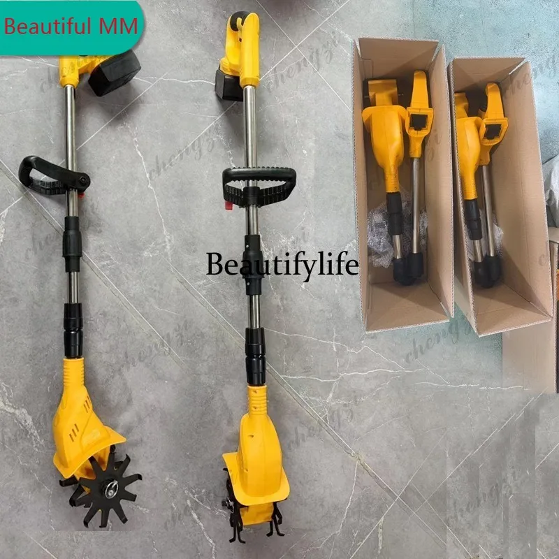 M138 Electric Soil Loosener, Small Agricultural Rotary Tillage, Weeding, Lawn Mower, Tiller
