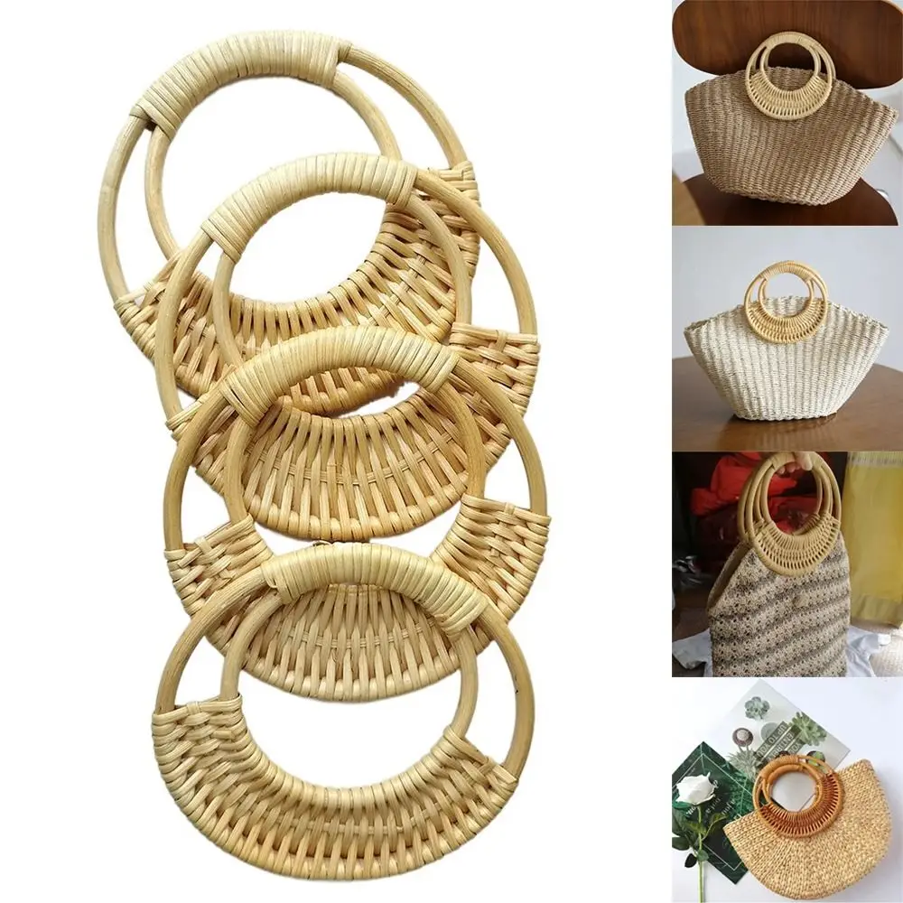 Detachable Straw Bag Handles Bag Handle Replacement Handbag Handles Wallet
