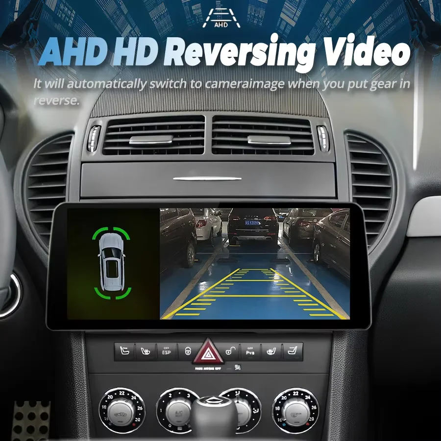 12.3" Radio Android 14 Car Video Player Stereo For Benz SLK class R171, SLK200, SLK280, SLK300 2000-2011 GPS Multimedia Carplay view 6