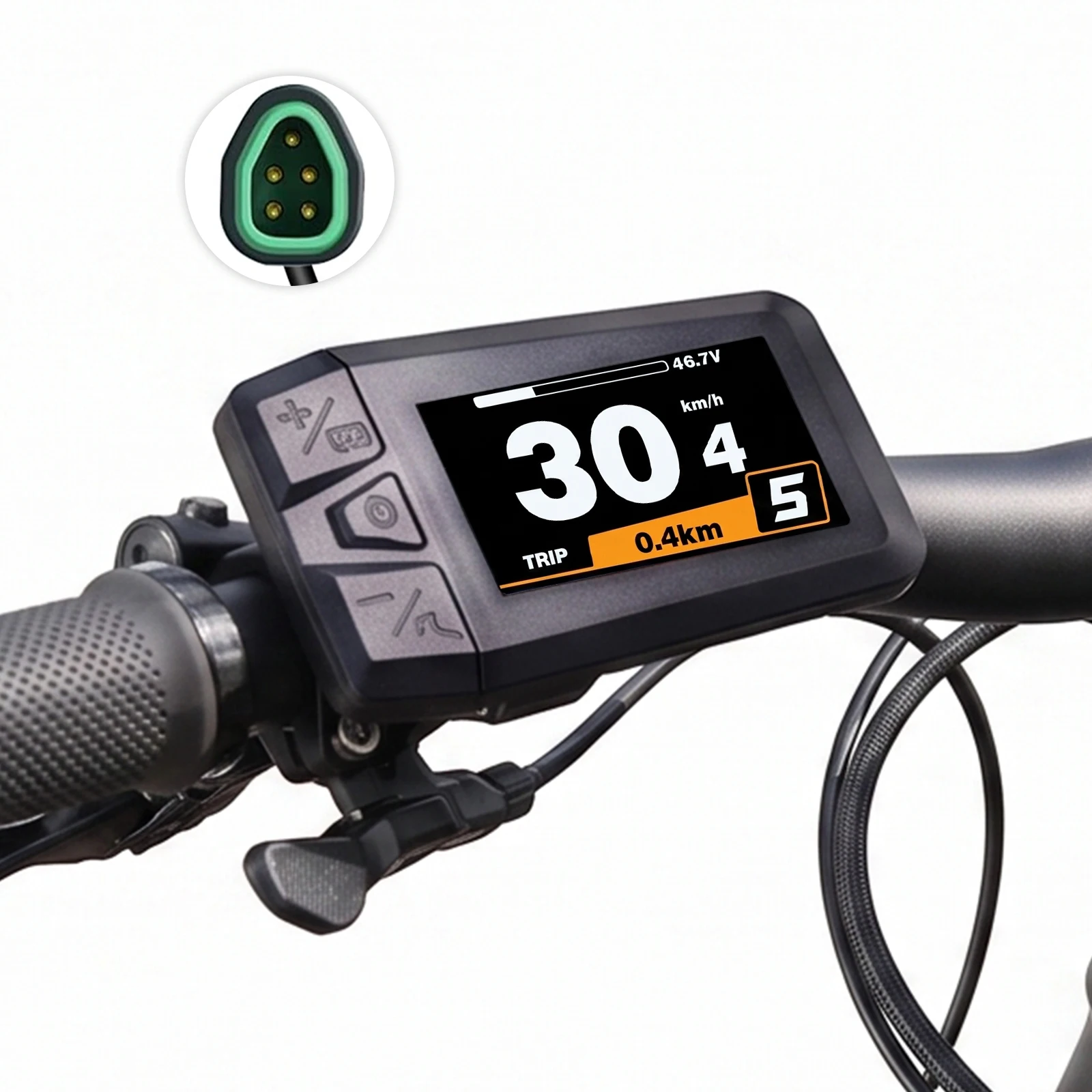 

BAFANG KD1286 Ebike Display 1.9" TFT Screen For CAN Protocol bafang Mid Motor BBS01B BBS02B BBSHD Speedometer