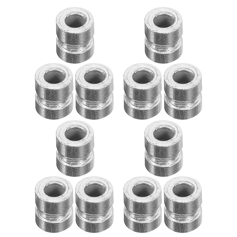 

20 Pcs Electric Guitar Strings Parts Accessories Acoustic Bass Replacement Beads Silver Metal and