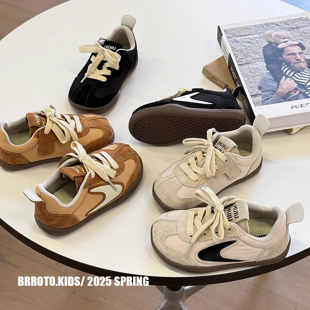 

Kids Shoes for Boys Girls Soft Sneakers New 2025 Fashion Sports Running Shoes Children Flat Casual Baby Toddler Outdoor Shoes