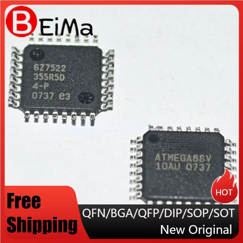 (1pcs)ATMEGA88V-10AU ATMEGA88V ATMEGA88A-AU ATMEGA88A  ATMEGA88-20AU ATMEGA88 ATMEGA88PA-AU ATMEGA88PA ATMEGA88PV-10AU ATMEGA88P