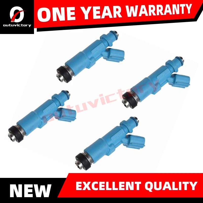 

4pcs High Quality Injector Nozzle 23250-23020 23209-29015 23250 23020 Fit For Japan Car 1999-2005 Yaris Vitz 1.0L 1.3L