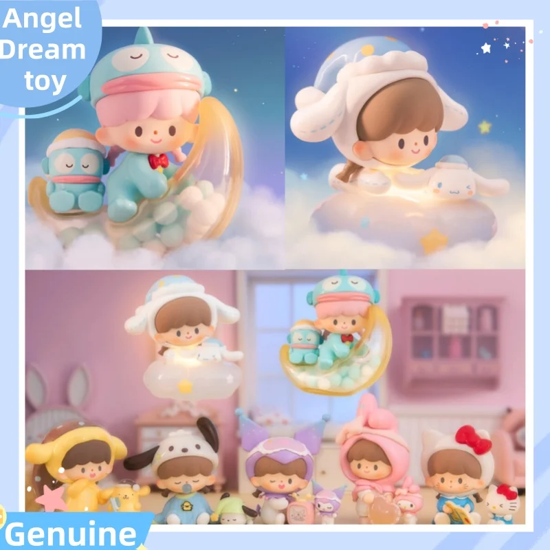 

New In Search Of Unicorn Zhuo Wang Co Branded Sanrio Family Goodnight Preparation Blind Box Handmade Cute Ornaments Doll Gift