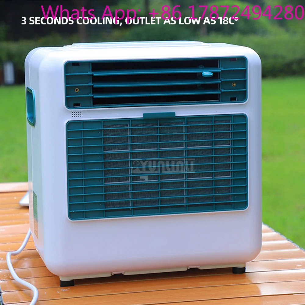 220V Mobile Air Conditioning Machine Free Installation Air Conditioner Small Camping Climatisation Cooling Machine