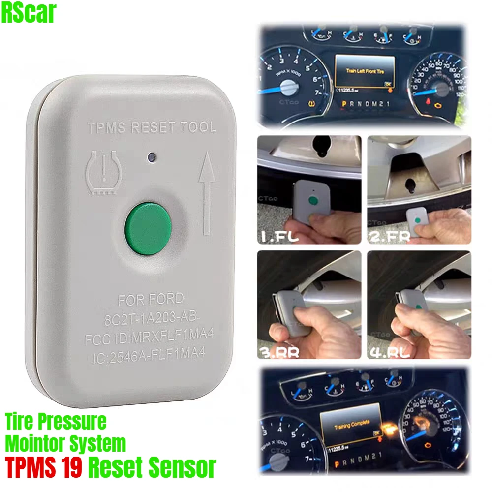 

Новый TPMS 19, датчик сброса давления в шинах, обучающий инструмент для программирования для Ford Lincoln Mercury, система сброса давления в шинах