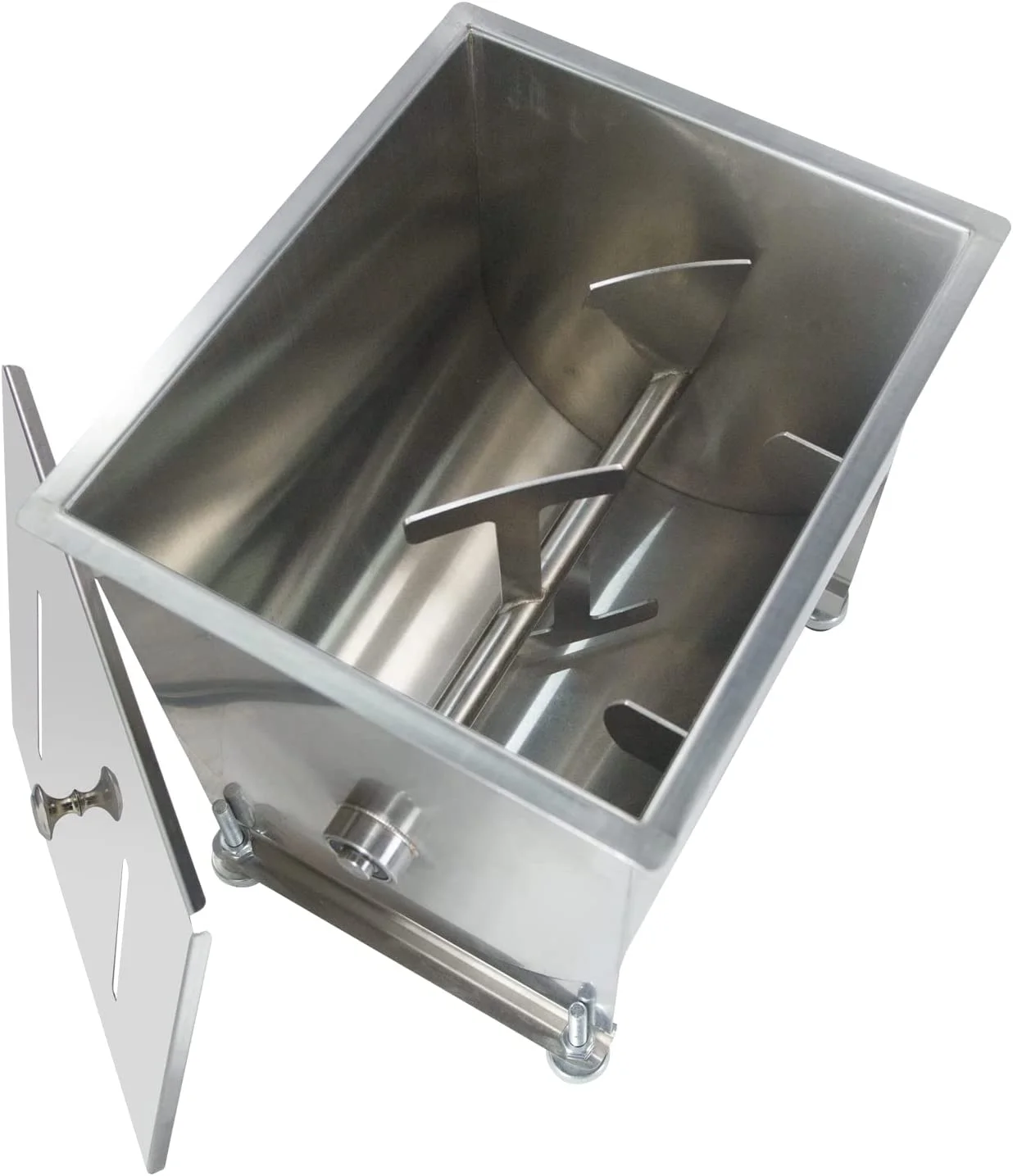 30L Food Grade Stainless Steel Manual Meat Mixer Sausage Filling Mixing Equipment For Commercial Use