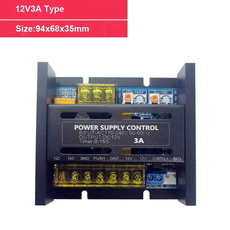 Small Volume Access Power Supply 110V~240v Wide Voltage 12v 3A/6A/10A Output Use For Access Control System