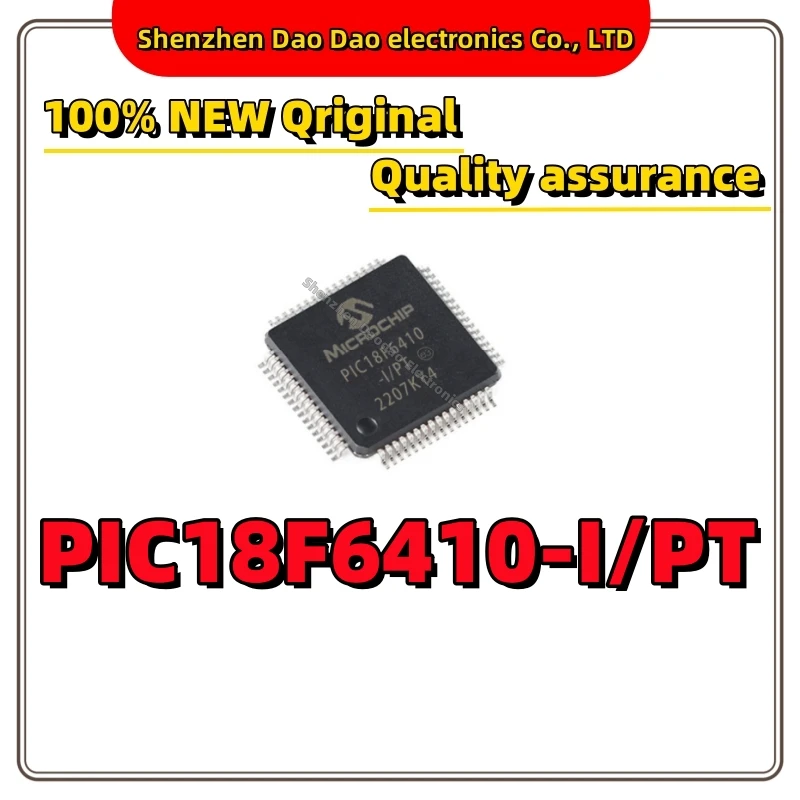 

Pic18f6410-i /PT PIC18F6410 IC chip 64-TQFP TQFP64 40MHz 16KB flash microcontroller chip New original