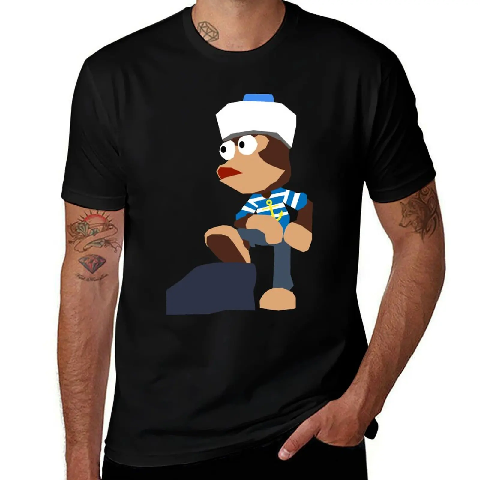 

Ape Escape Sailor Monkey T-Shirt man graphic t shirt t shirt for man t shirt man plain T-Shirt