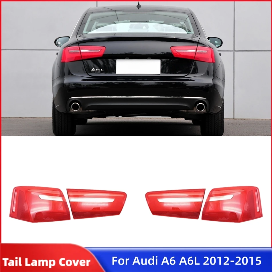 

For Audi A6 A6L C7 2012 2013 2014 2015 Car Gadgets Replacement Car Lights Shell Turn Signal Light Cover Rear Taillight Shell