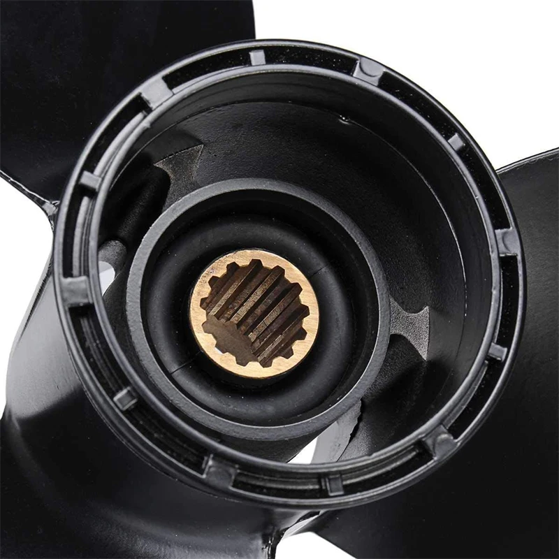 13*19 Outboard Propellers Spline 15 Tooth Aluminum Boat Propeller for Suzuki 2&4 Strokes 70-140HP Outboard