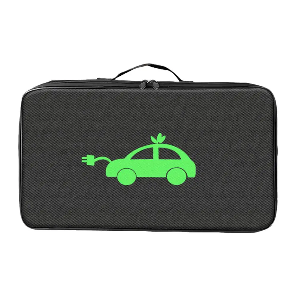 Ev Charging Cable Storage Bag Jumper Cable Bag Waterproof Car Electric Jumper Chargers Storage Cable Cable Charger Ev N3z0