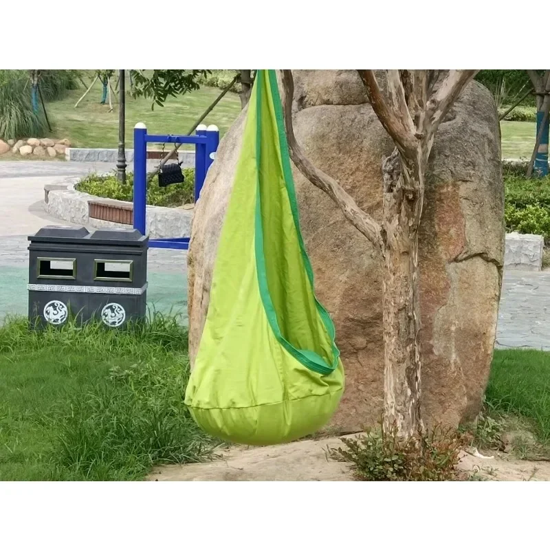 

Детский стул-гамак для отдыха, нейлоновая хлопчатобумажная ткань, подвесное сиденье для дома и улицы/кровать для распаковки, идеально подходит для использования в саду и игровой комнате