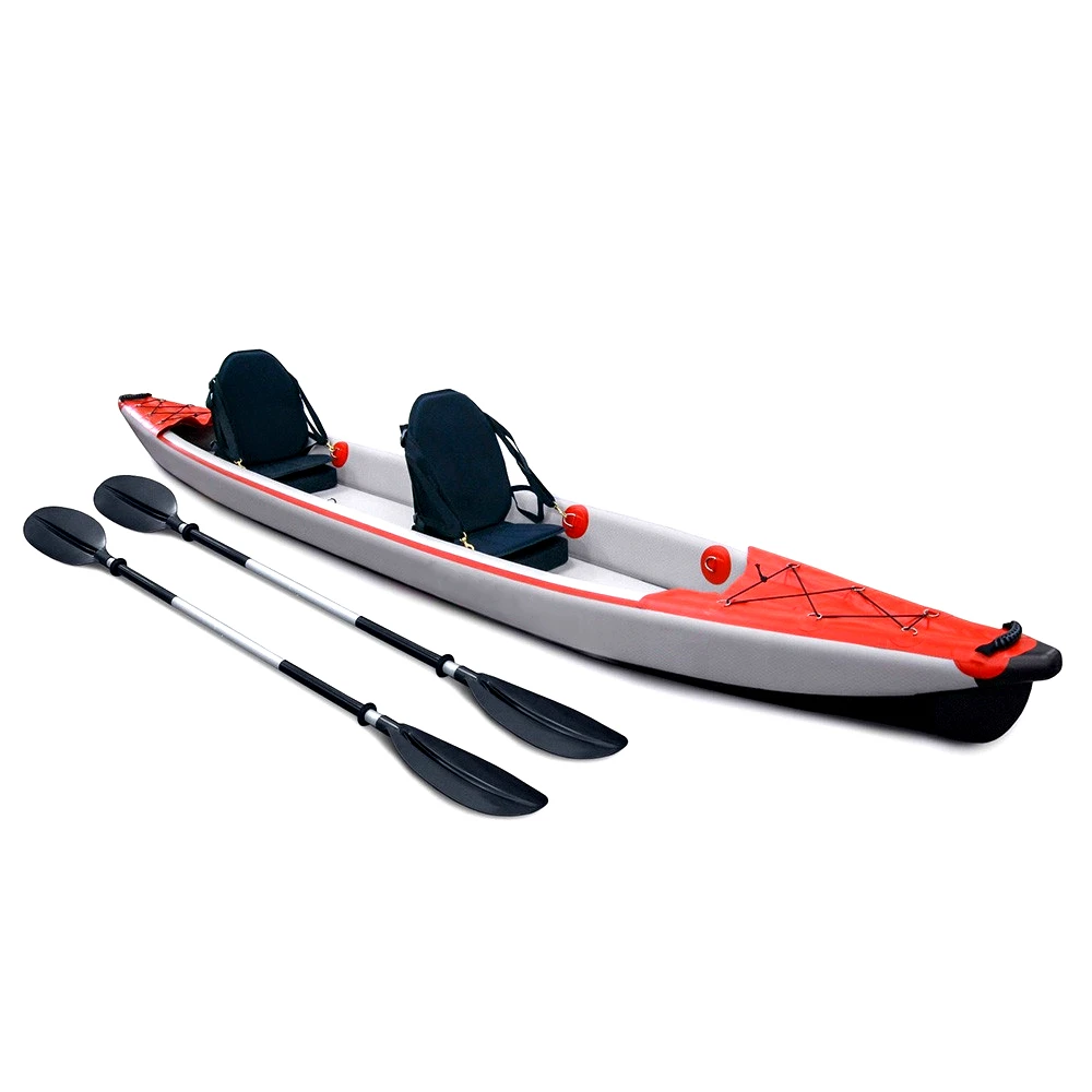 

Горячая распродажа: надувной каяк/каноэ из ПВХ с технологией Drop Stitch для 2 человек, надувной рыболовный каяк