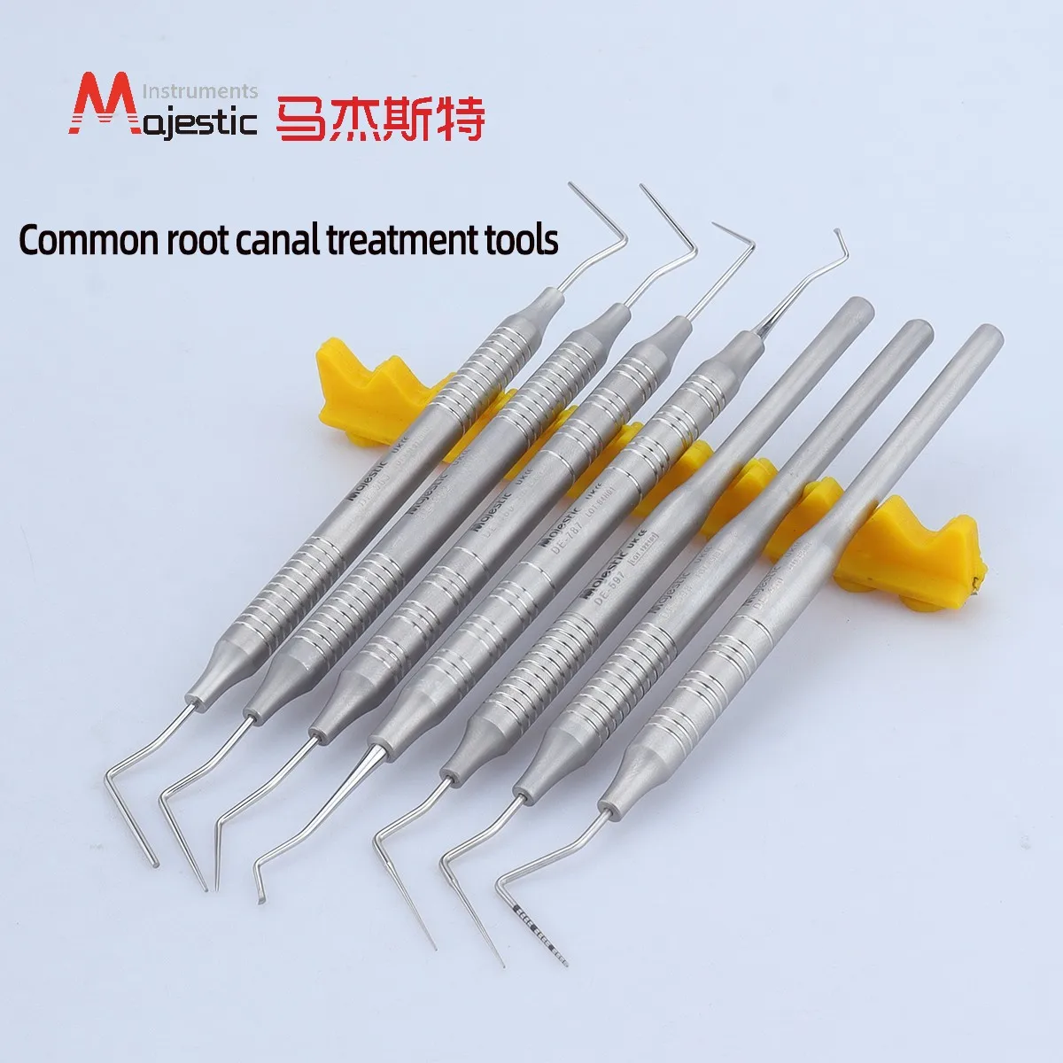 Instrumentos de Endodoncia para Relleno de Conductos Radiculares, Sonda Graduada CP15, Separadores de Conductos Radiculares, Excavadores, Herramientas Quirúrgicas Dentales