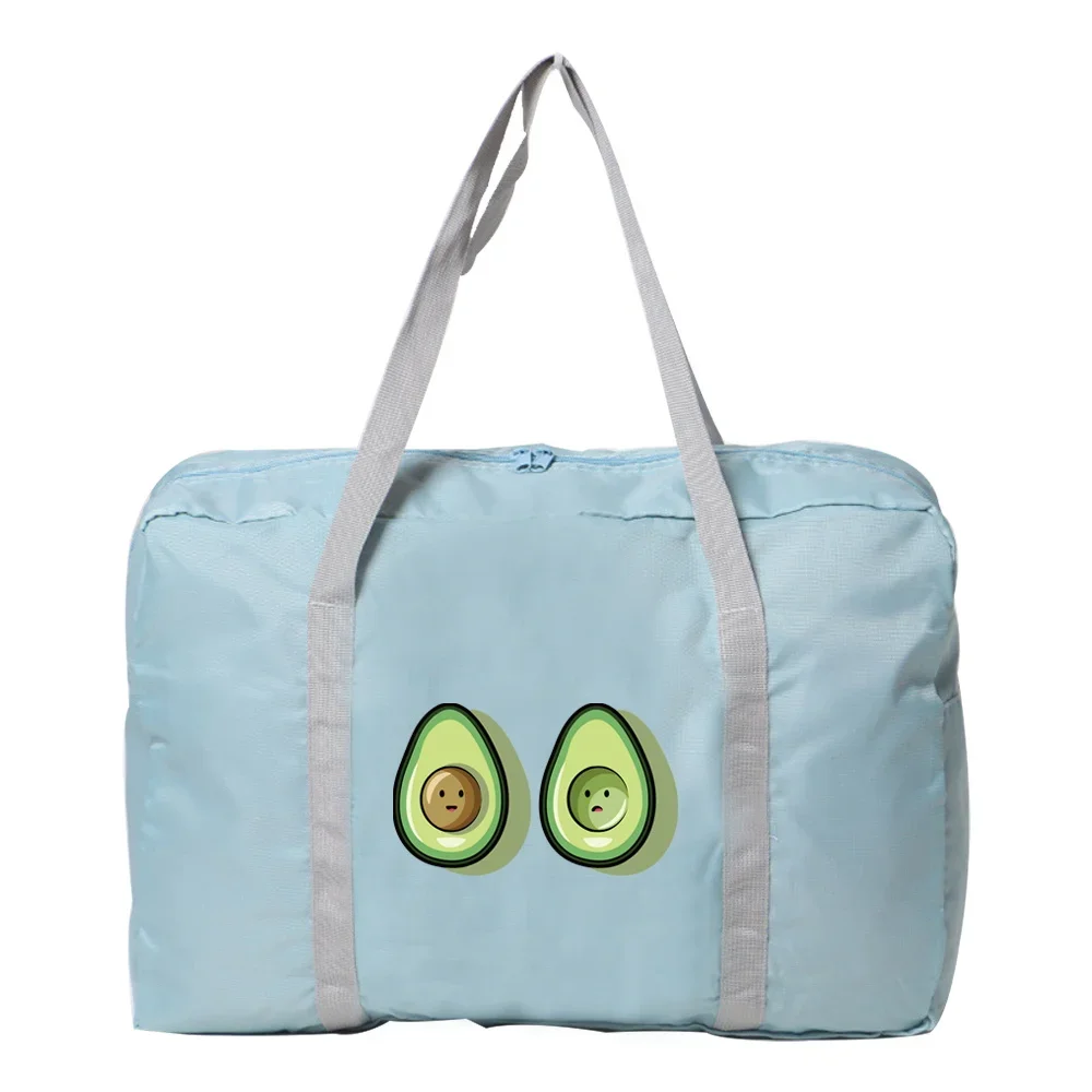 New Avocado Travel Bag New Nylon Foldable WaterProof Travel Weekend Organizer Clothes Storage Unisex Handbags Large Capacity Bag