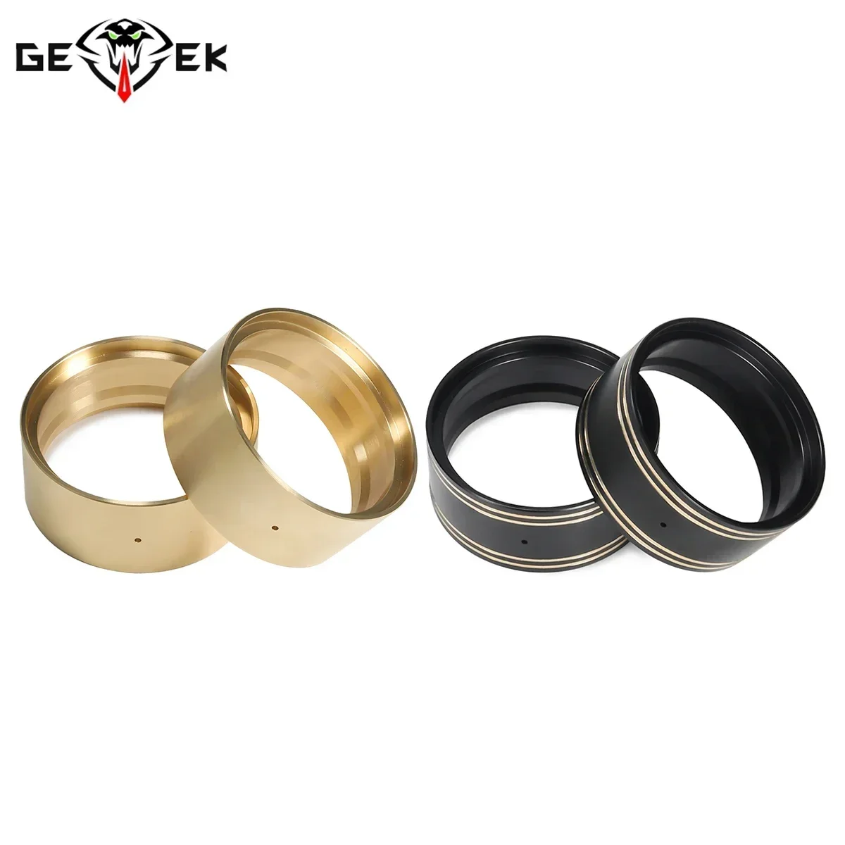 95g Brass 1.9 Inch Beadlock Wheel Weights Internal Clamp Rings for 1/10 RC Rock Crawler SCX10 II 90046 D90 TRX4 Element Enduro