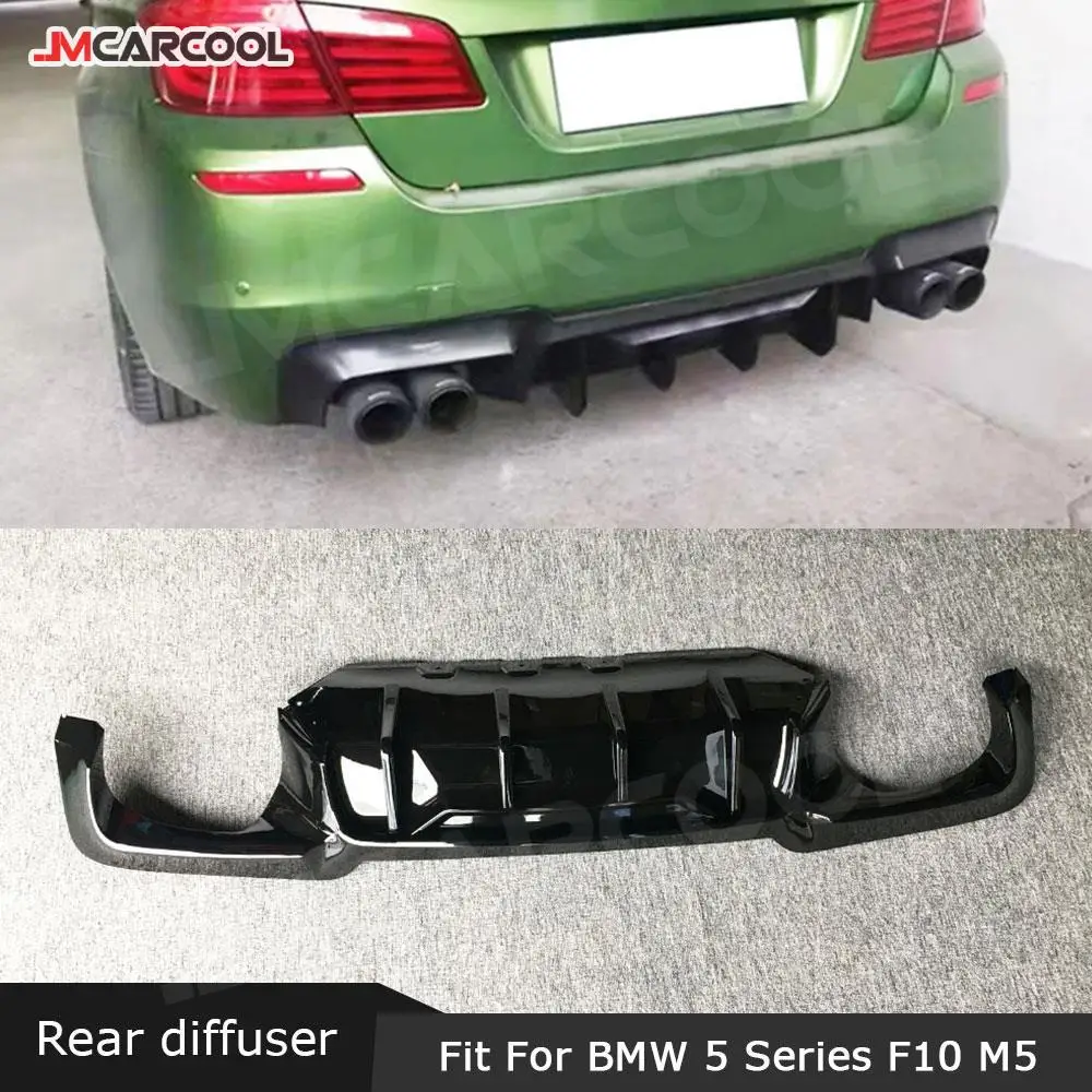 

Car Rear Bumper Lip Diffuser Spoiler Splitter Car Accessorise For BMW 5 Series F10 M Sport M5 2011-2016 ABS Car Replacement Part