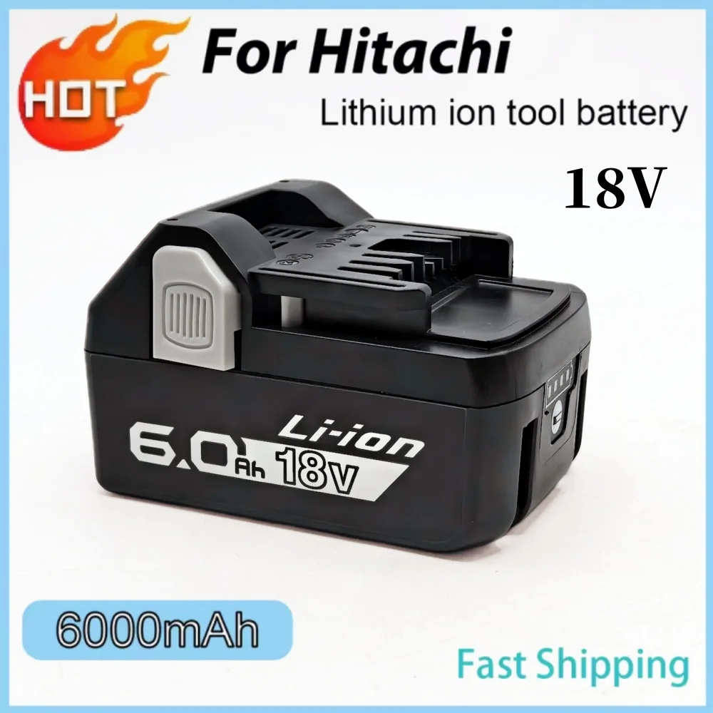 

18V 6.0Ah Li-ion Battery for Hitachi/HiKOKI 18V Cordless Power Tools for BSL1850 BSL1860 BCL1815 EBM1830 BSL1840 DS18DSL 330139