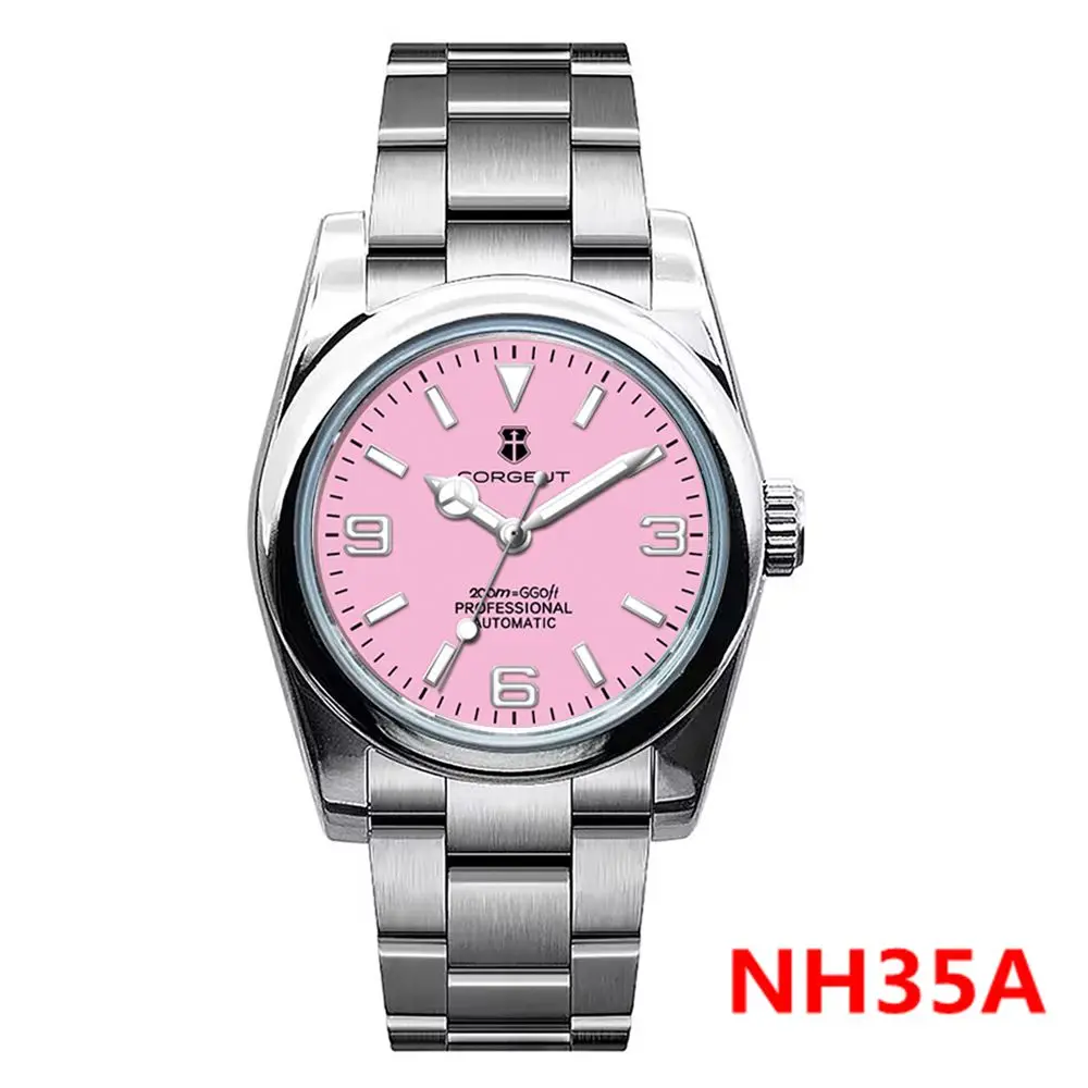 

Luxury NH35 Corgeut Watch for Women Men watches 36MM/39MM Automatic Mechanical Wristwatches Sapphire Luminous 10Bar reloj hombre