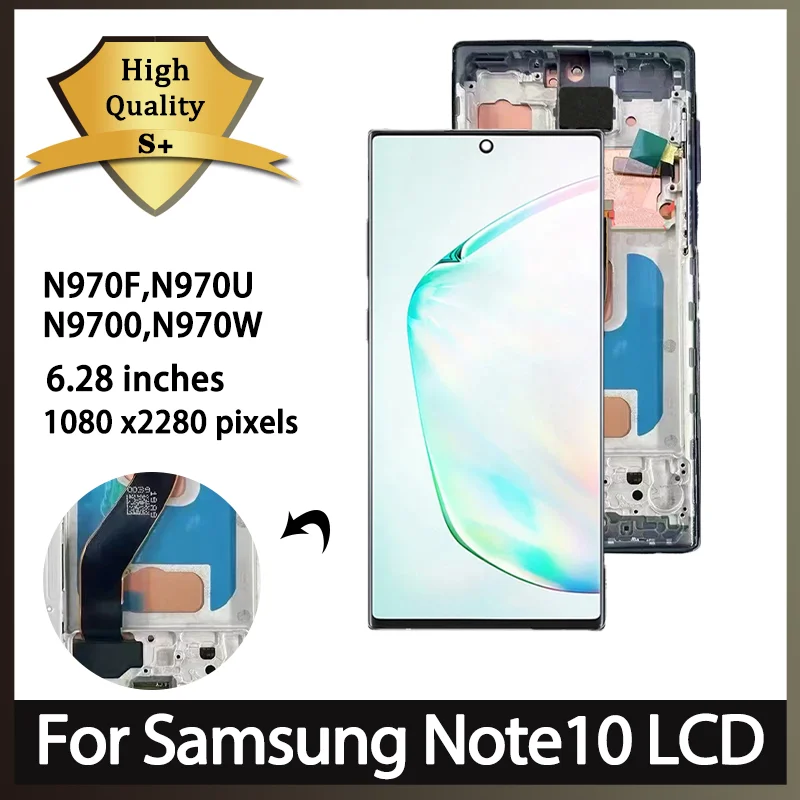 TFT qualité nouvel affichage pour Samsung Note10 affichage écran tactile numériseur pour Samsung Note 10 N970 N970F N970FDS N9700 LCD