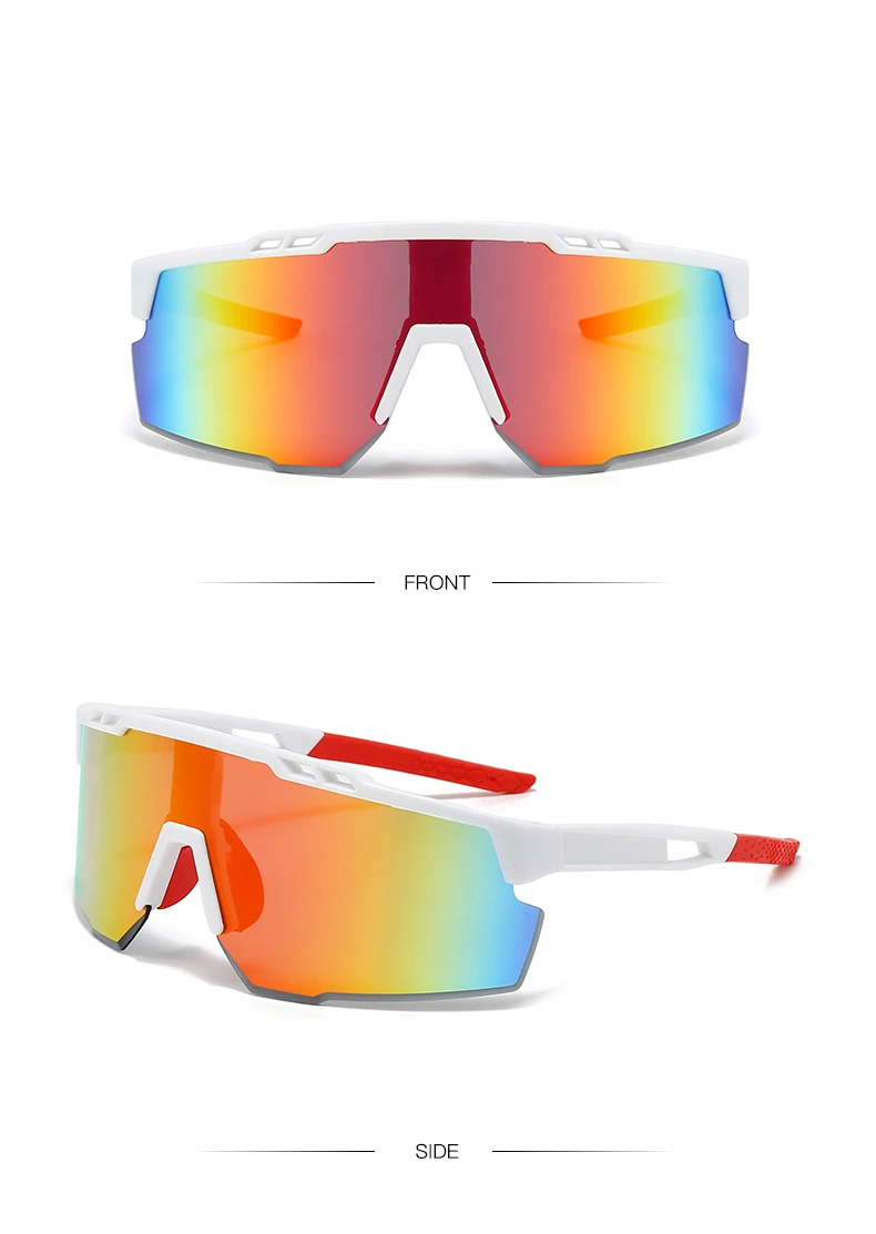 Neue Outdoor-Mode, winddichte Reitbrille mit großem Rahmen, integrierter UV-Schutz, Sport-Sonnenbrille 3254 – Detail 14