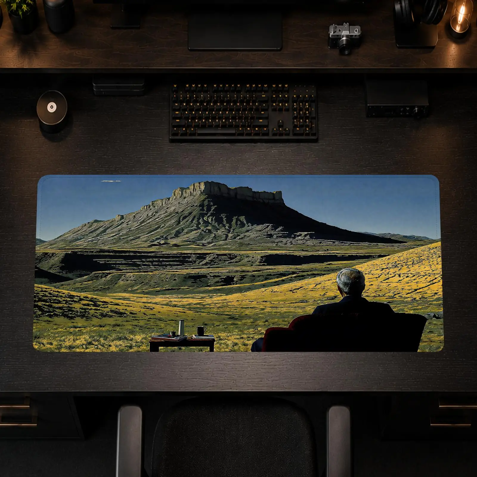 Space Art Mouse Pad Gaming office Non-slip Desk Mat Diy Mousepad Large Game Keyboard overlock