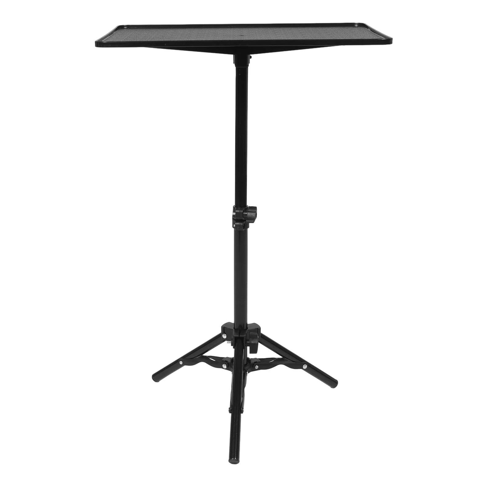 

1 set 1 Set Adjustable Projector Tripod Stand With Laptop Holder Sturdy Metal Floor Stand For Indoor Outdoor Use Portable Screen