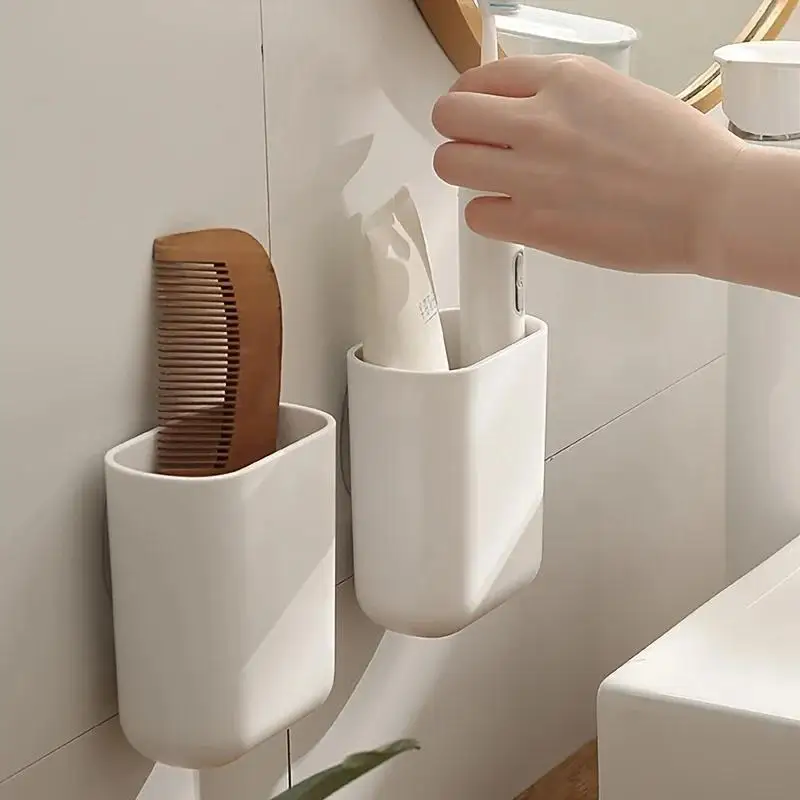 1PC Kitchen Drain Box, Tableware, Simple Chopsticks Storage Bucket, Bathroom Toothbrush, Comb, Non Perforated Storage Rack