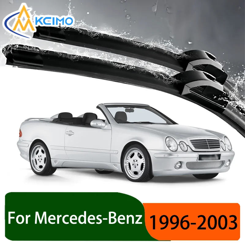 

Silent Front Rear Wiper Blades Set for Mercedes-Benz CLK-Class 1996-2003 Auto Windscreen Windshield Window Wiper Accessories