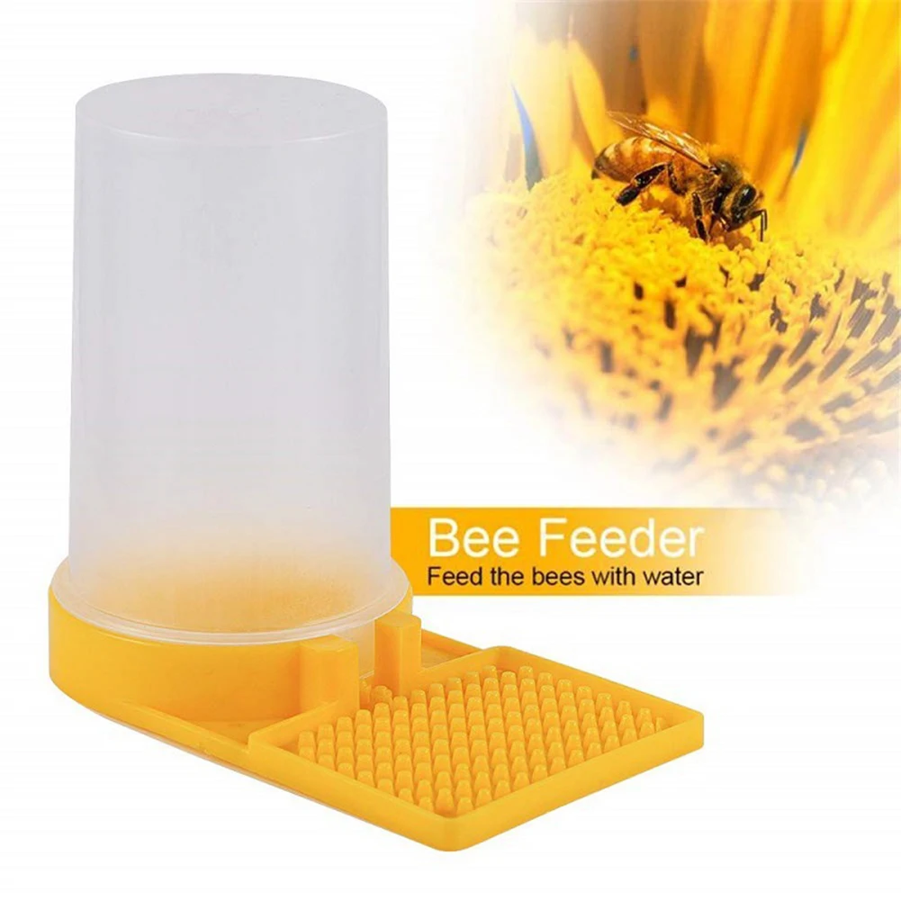 Plastic Watering Bees Tools Safe  Lightweight Supplies for Beekeeper Honey Bee Nest Door Feeding Drinking Water Box