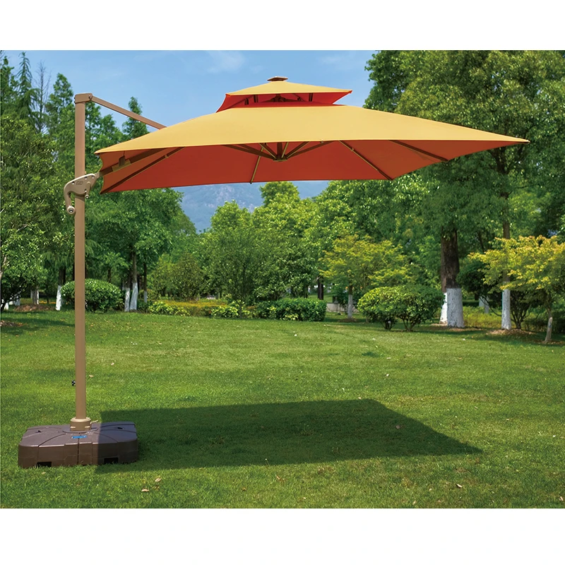Outdoor Furniture Yellow - 노란색 야외용 우산 방수 대형 가구