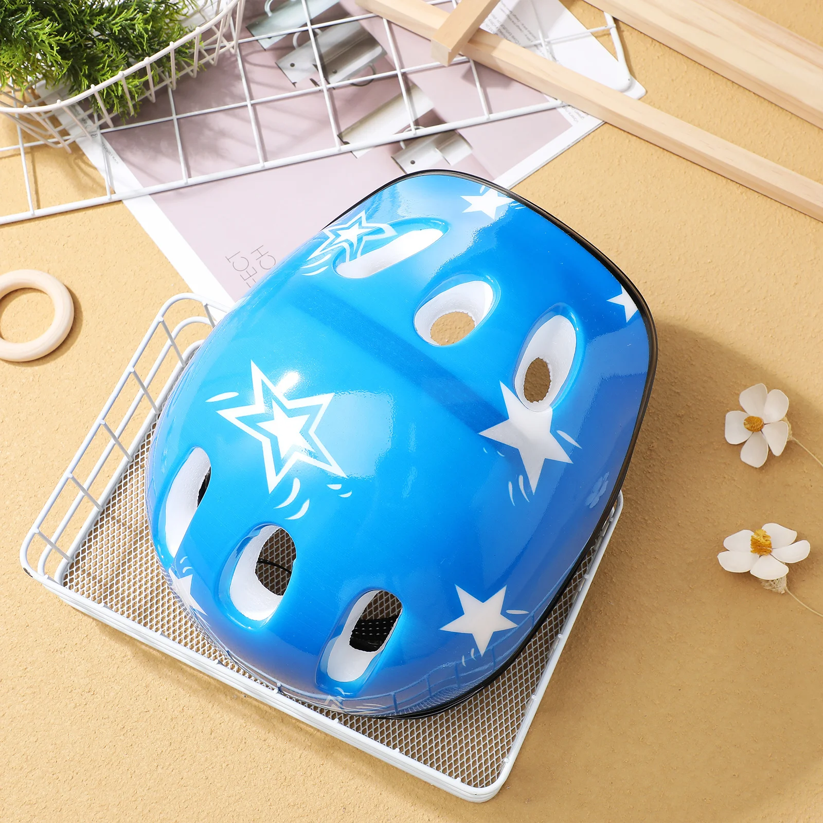 Kids Toddler Adjustable Size Scooter Bike Safety Protection Cycling Skateboarding Skating Star Design Comfortable