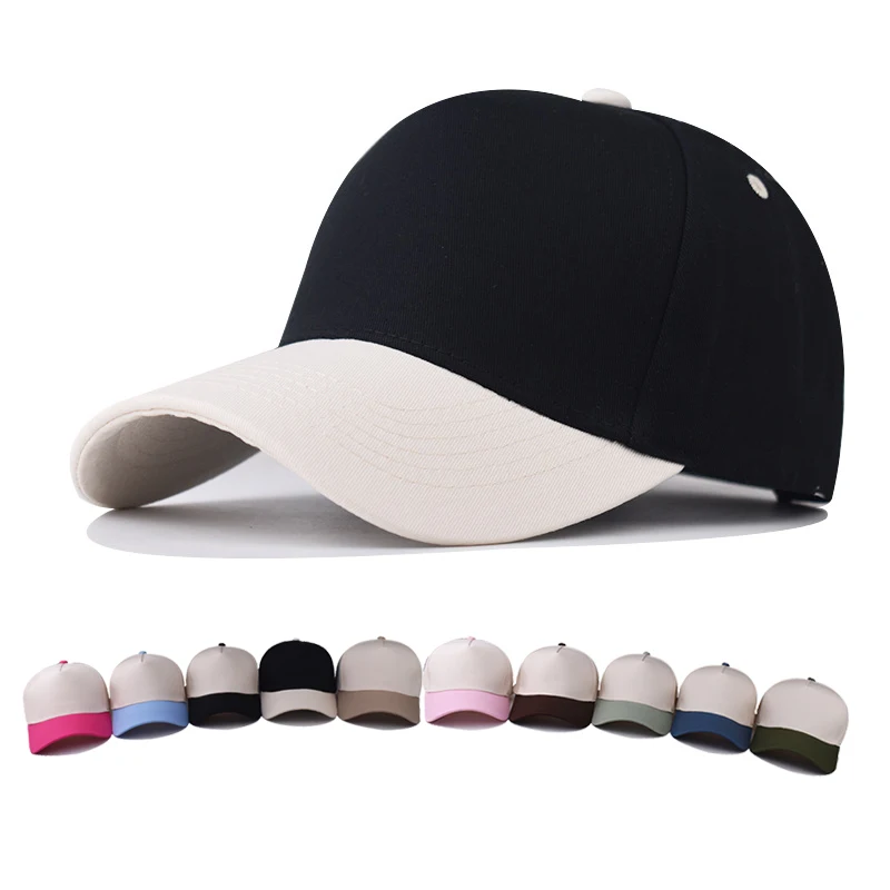 

Бейсболка Бейсболка для девочек Однотонная шляпа Snapback в тон Шляпа от солнца Весенне-осенняя бейсболка Встроенная кепка в стиле хип-хоп