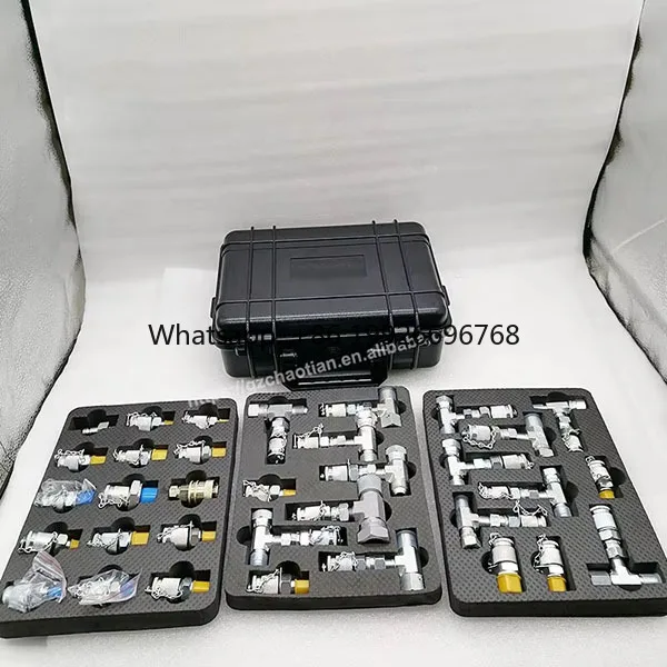 Universal Hydraulic Pressure Test Joint Kit Hydraulic Pressure Gauge Test Adapter test Coupling  with 14 TEE 10 Adaptor