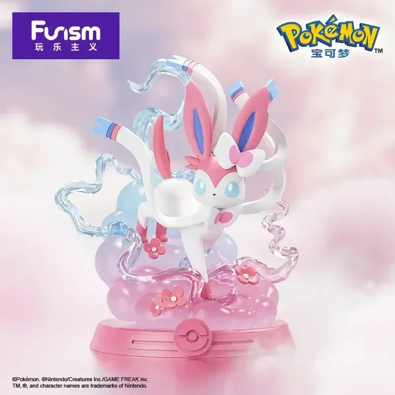 New Pokemon Figure Blind Box Eevee Figure Sylveon Vaporeon Anime Figure Eeveelution Figure Surprise Special Box Statue Doll Gift