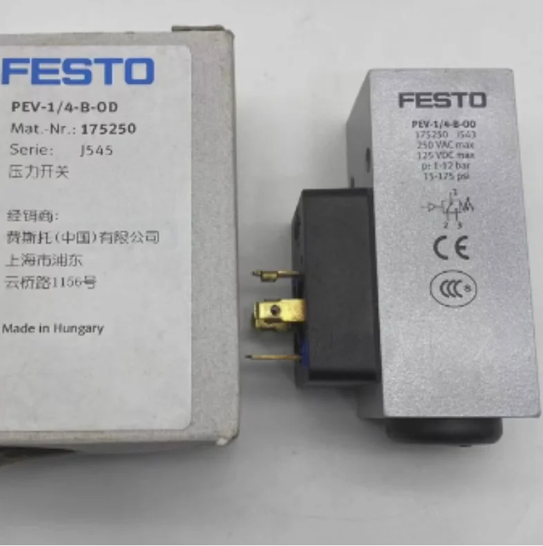 New Original Festo switch PEV-1/4-B 10773 PEV-1/4-SC-OD 161760 PEV-1/4-B-OD 175250 PEV-1/4-B-M12 192488