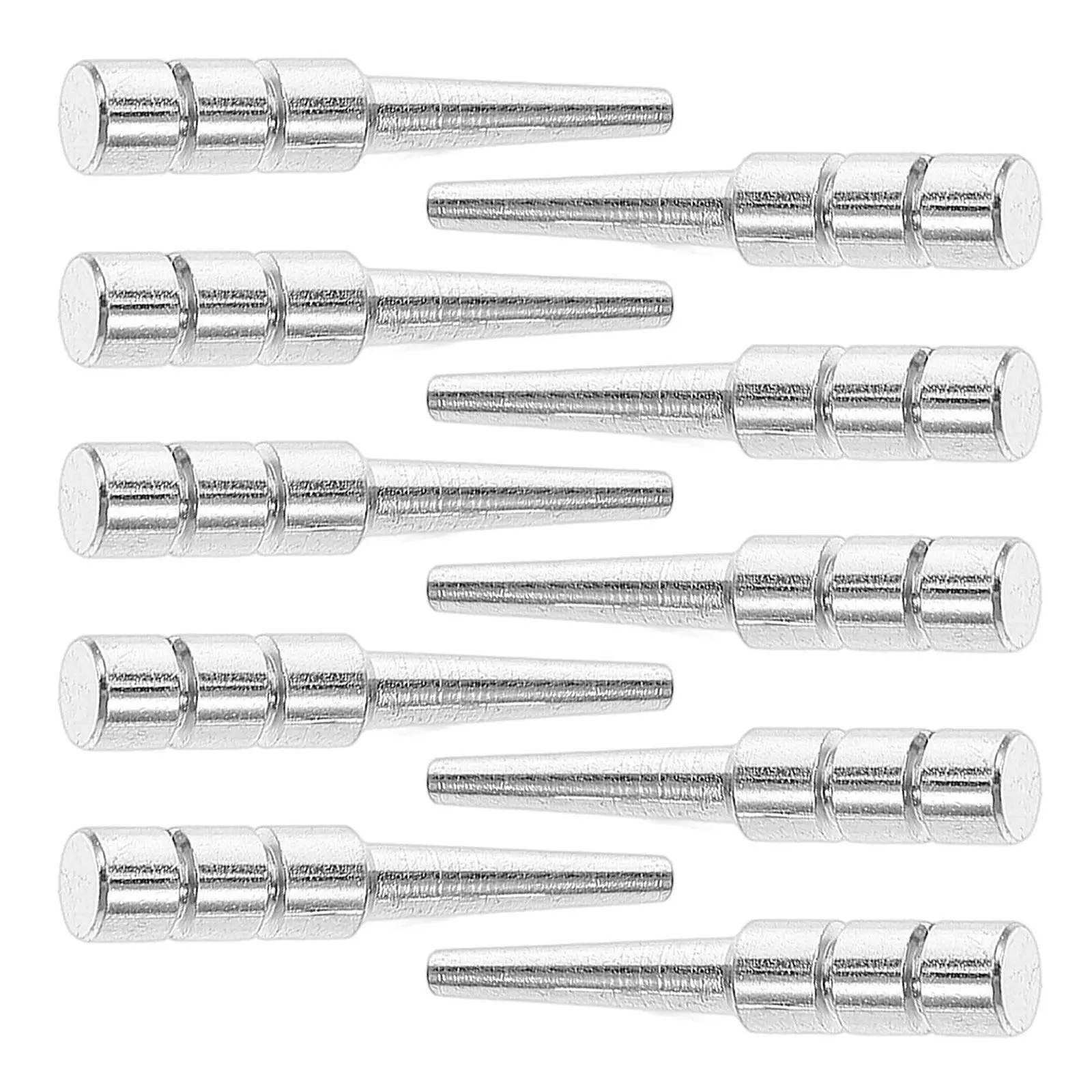 10Pcs Refined Metal Score Pegs for Cribbage and Board Games Easy-Insert Scoring Pegs Family Party Game Scoring Supplies