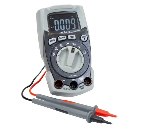 

AVO 215 TRMS multimeter and clamping meter CAT III 600 V AC/DC voltage for electrical test instruments