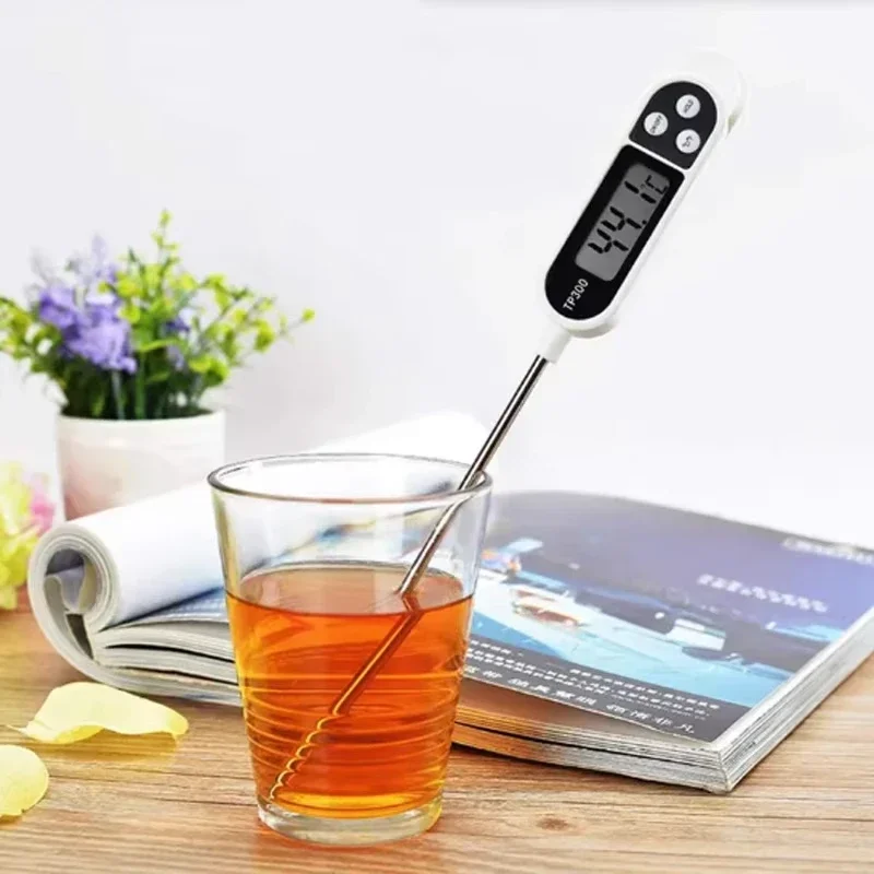 Probe BBQ Electronic Oven Kitchen Tools Digital Kitchen Food Thermometer TP300 Water Oil Thermometer for Meat Cooking Food
