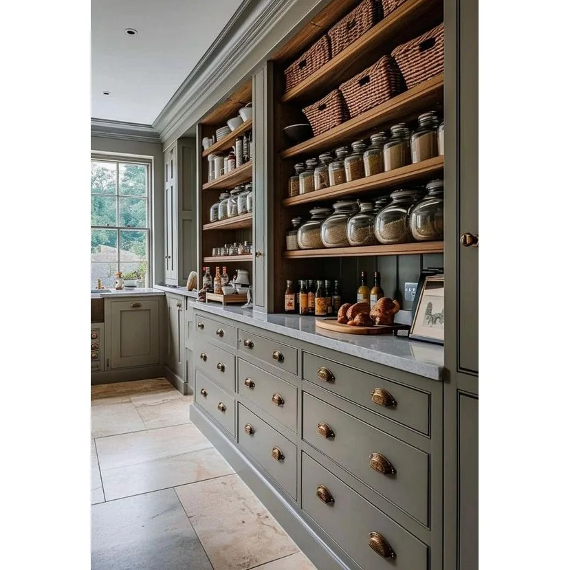 Artisan Luxury Cupboard Smart Storage Solutions Customized Pantry Cabinets Design