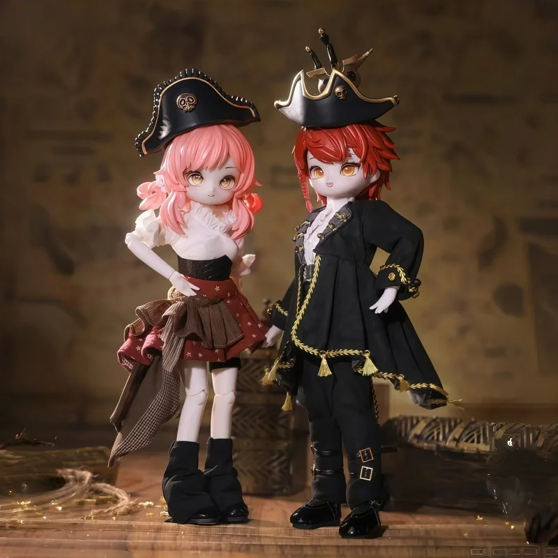 Nowa Oficjalna Figurka Shugafairy Pirat Lost Beacon Bjd 8-Point Blind Box, Figurka Akcji z Ruchomymi Stawami z Żywicy, Kolekcjonerska Zabawka