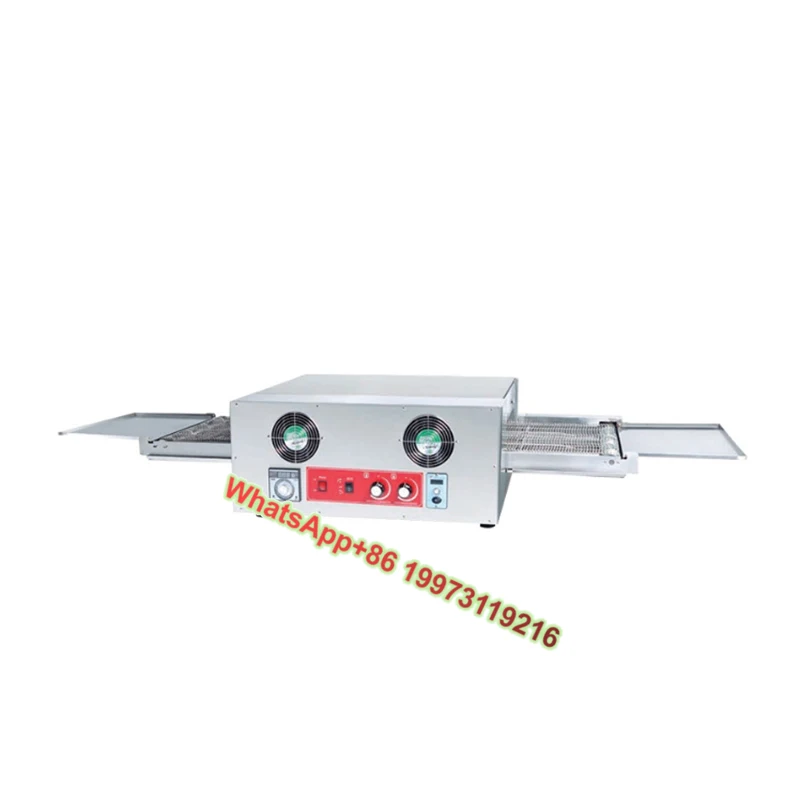 

Коммерческая электрическая однослойная печь для пиццы с роторной лентой, конвейер, нагревательная печь для яиц, гамбургеров, кухонное оборудование для ресторана