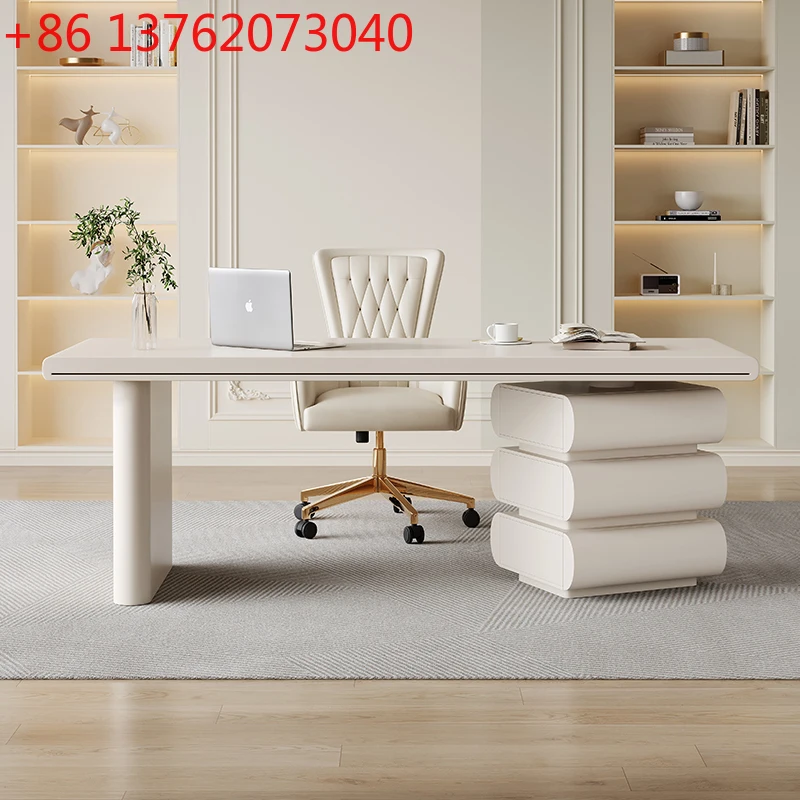 

xxmFrench light luxury women solid wood Internet celebrity desk writing desk