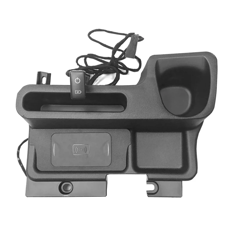 

Ar Central Console Storage Box Wireless Charger For Toyota Land Cruiser LC70 LC71 LC76 LC77 LC79 FJ70 FJ76 FJ77 FJ78