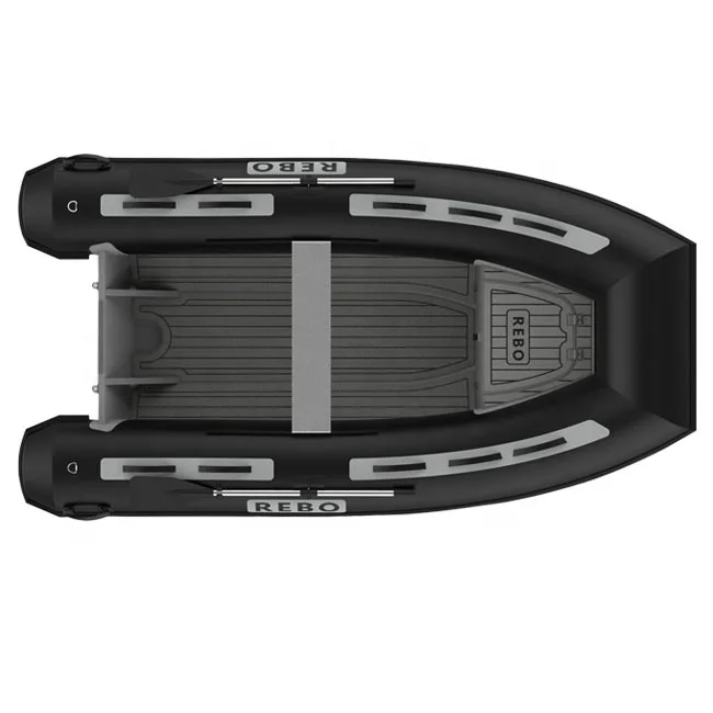 قارب قابل للنفخ صغير كلاسيكي من الألومنيوم RIB 330 PVC/ORCA Hypalon للبيع